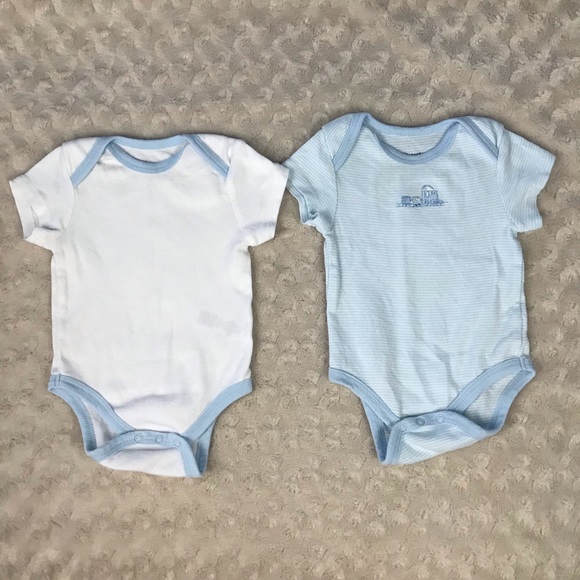 Quiltex & Little Me Baby Boy Bundle Sleeper FLAWS - Picture 5 of 8